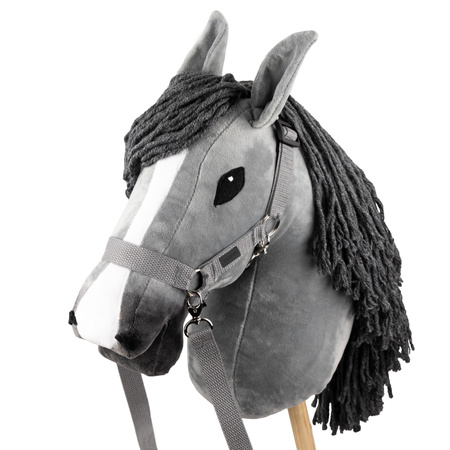 Zestaw Skippi - Hobby Horse szary i dodatkowy kantar - szary