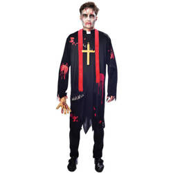 Strój, Kostium przebranie Zombie ksiądz M