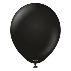 Balony lateksowe Black, czarne 13cm, 100 szt.