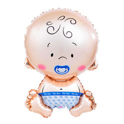 Balon foliowy bobas chłopiec 50x75cm