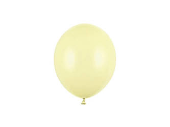 Balony lateksowe Strong, Żółte, Pastelowe Light Yellow, 30cm, 50 szt.