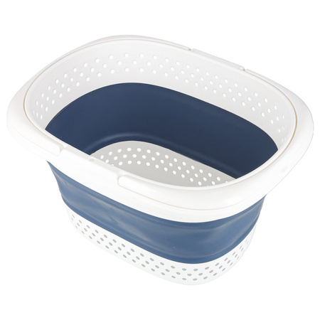 Kosz na pranie składany silikonowy duży koszyk 32L
