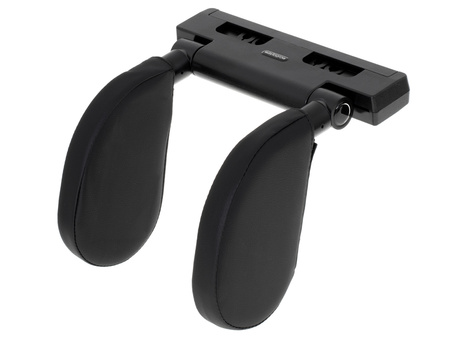 Zagłówek samochodowy poduszka podróżna oparcie na głowę szyje do samochodu regulowane czarny