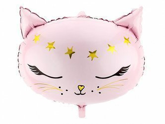 Balon foliowy Kotek różowy 48cm x 36cm