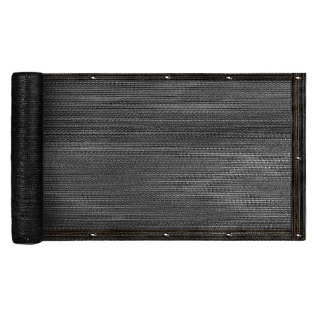 Osłona balkonowa LUARO mata maskująca siatka cieniująca na balkon taras 150g/m2 105x500cm UV