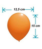 Balony lateksowe Chrom różowe srebro, 12,5 cm, 100 szt.