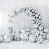 Balon lateksowy Gigant, Glossy, Chrome, Srebrny, 60cm, 1 szt.