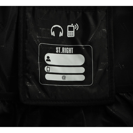 Plecak szkolny 3-komorowy 18 cali Black Vintage