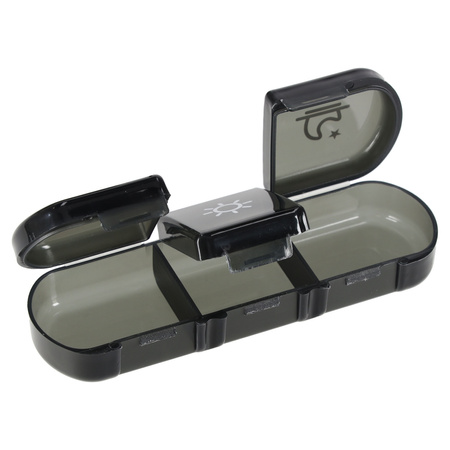 Pojemnik organizer na tabletki leki czarny