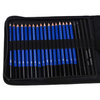 Ołówki do szkicowania rysowania zestaw plastyczny 54 elementy