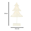 Choinka świecąca dekoracja świąteczna 10 LED 39 cm ciepły biały