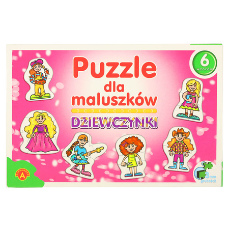 ALEXANDER Puzzle dla maluszków - dziewczynki 2+