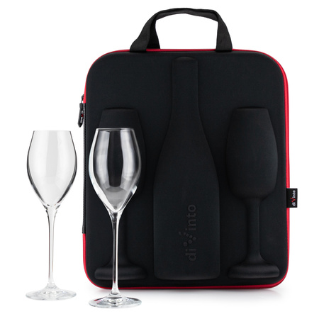 Kieliszki na wino musujące w etui diVinto Harmony