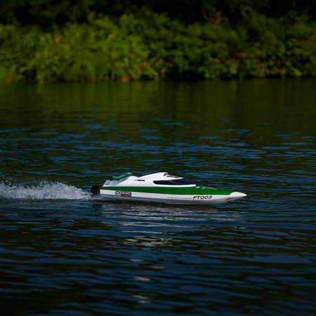 Łódź zdalnie sterowana na pilota RC FT009 zielona