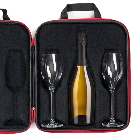 Kieliszki na wino musujące w etui diVinto Harmony