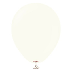 Balony lateksowe Kalisan Retro White, biały, 30cm, XXL 500 szt.