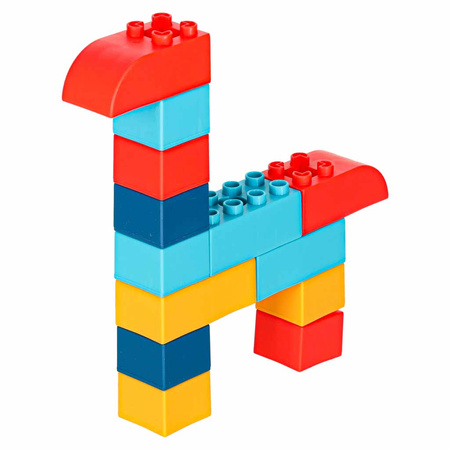 Klocki konstrukcyjne do budowania ruchome z silnikiem 116 elementów