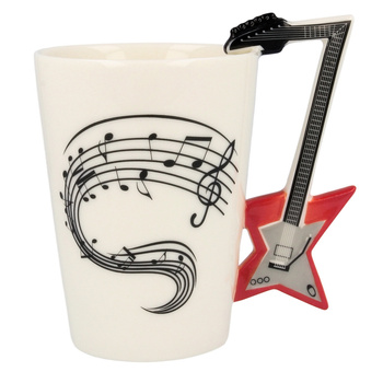 Kubek Muzyka - Gitara Elektryczna - prezent dla gitarzysty, dla fana rocka