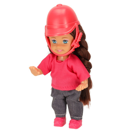 Lalka z konikiem kucykiem dziewczynka zestaw 5 elementów