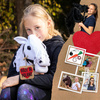 Hobby horse koń na patyku kiju dla dziecka duży A3