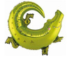 Balon foliowy krokodyl, 80cm x 71cm