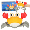 Krab uciekający pełzający czujnik interaktywna akumulator USB czerwony