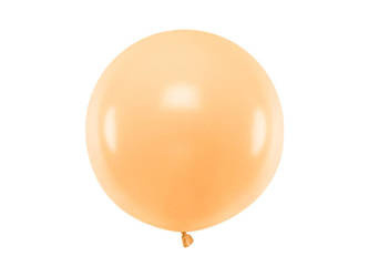 Balon lateksowy Gigant, Brzoskwiniowy, Pastel Light Peach, 60 cm, 1 szt.