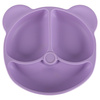 Naczynia silikonowe dla dzieci zestaw 8 elementów fioletowe