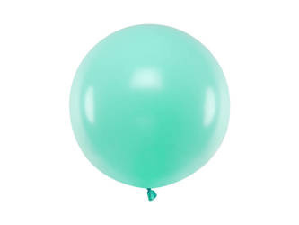 Balon lateksowy Gigant, Miętowy, Pastel Light Mint, 60 cm, 1szt