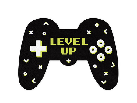 Serwetki papierowe Gamepad, 22.7 x 32 cm, 12 sztuk