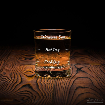 Szklanka do whisky Walentynki dla niej niego