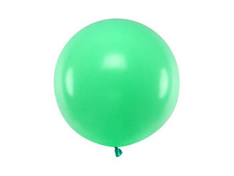 Balon okrągły 60 cm, Zielony, Pastel Green