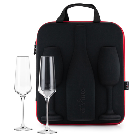 Kieliszki do wina musującego w etui diVinto Avant