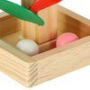 Drzewko edukacyjne klocki drewniane tor kulkowy Kulodrom Montessori