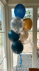 Balony urodzinowe Sto Lat, granatowe mix, 30cm, 50 szt.