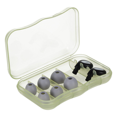 Zatyczki do uszu stopery silikonowe wyciszające redukcja szumów zestaw 3 rozmiary