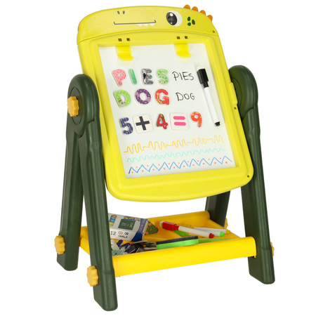 Tablica magnetyczna suchościeralna kreatywna dwustronna dinozaur