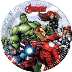 Talerzyki Avengers Infinity Stones, 20 cm, 8 szt.