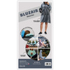 Bluzair Bluza Koc z Kapturem XXL Ciepła Szary 4w1