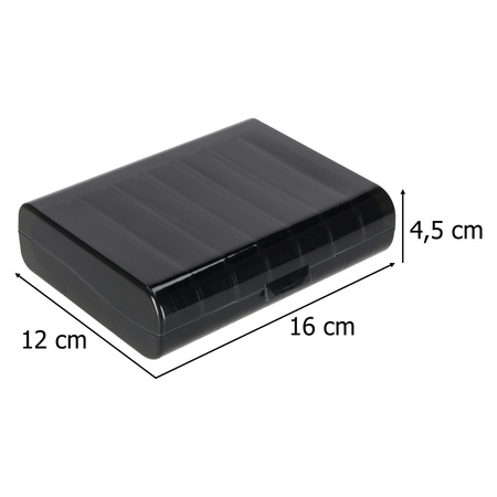 Pojemnik organizer na tabletki leki czarny