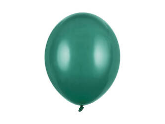 Balony lateksowe Strong Butelowa Zieleń, Pastel Bottle Green, 30cm, 10 szt