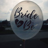 Balony Crystal Clear, Przeźroczyste z napisem Bride to Be 30cm, 6 szt.