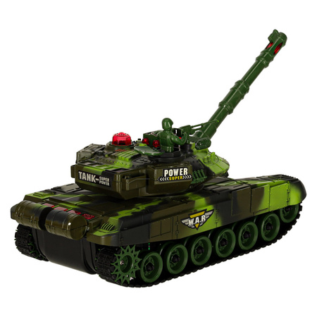 Czołg zdalnie sterowany na pilota RC War Tank 9993 2.4 GHz kamuflaż leśny