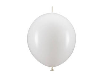 Balony E-Link białe z łącznikiem, 33cm, 20 szt.