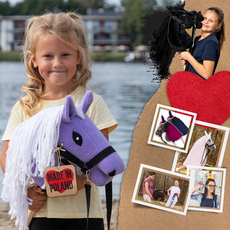 Hobby Horse Skippi A5  - lawendowy fioletowy - prezent na dzień dziecka