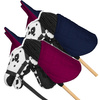 Zestaw Skippi - Hobby Horse Karo - srokaty - Derka fuksja i granat