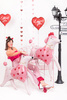Balon foliowy serce Kocham cię, czerwone 45 cm