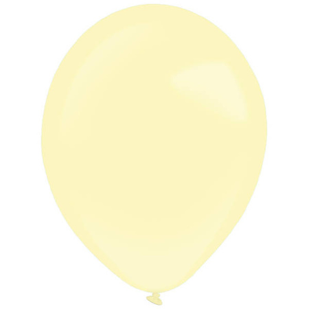 Balony lateksowe Decorator Fashion Vanilla Cream 35cm, 50 szt.