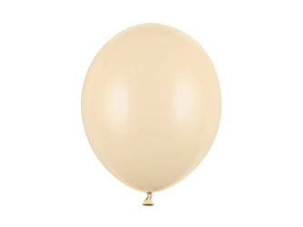 Balony lateksowe Strong, Beżowe, Pastel Alabaster/ Nude, 30cm, 10 szt.