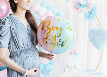 Balon foliowy Boy or Girl, 35cm